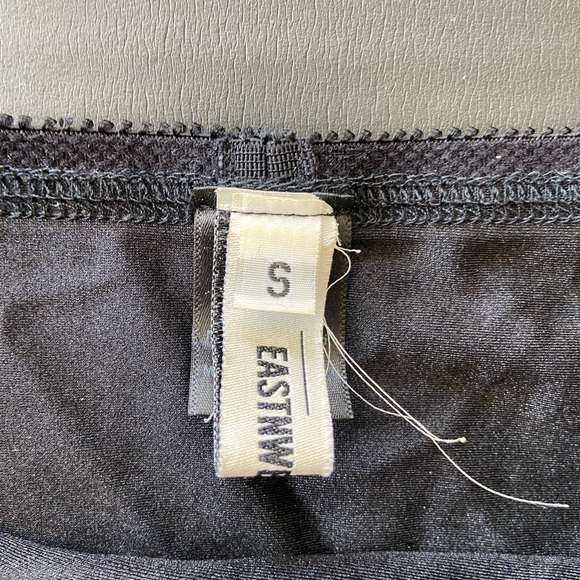 Festival bottoms- high waist black with fringe - Picture 3 of 3